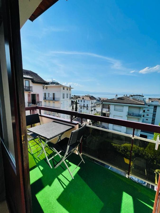 F2 Pres Debarcadere, En Centre Ville, Des Thermes Evian Les Bains 2 Etoiles Exteriör bild